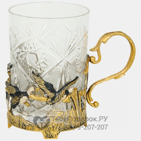 Подстаканник с ложкой Утки